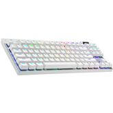 Logitech PRO X TKL, US, white - Wireless keyboard Item - 920-012148