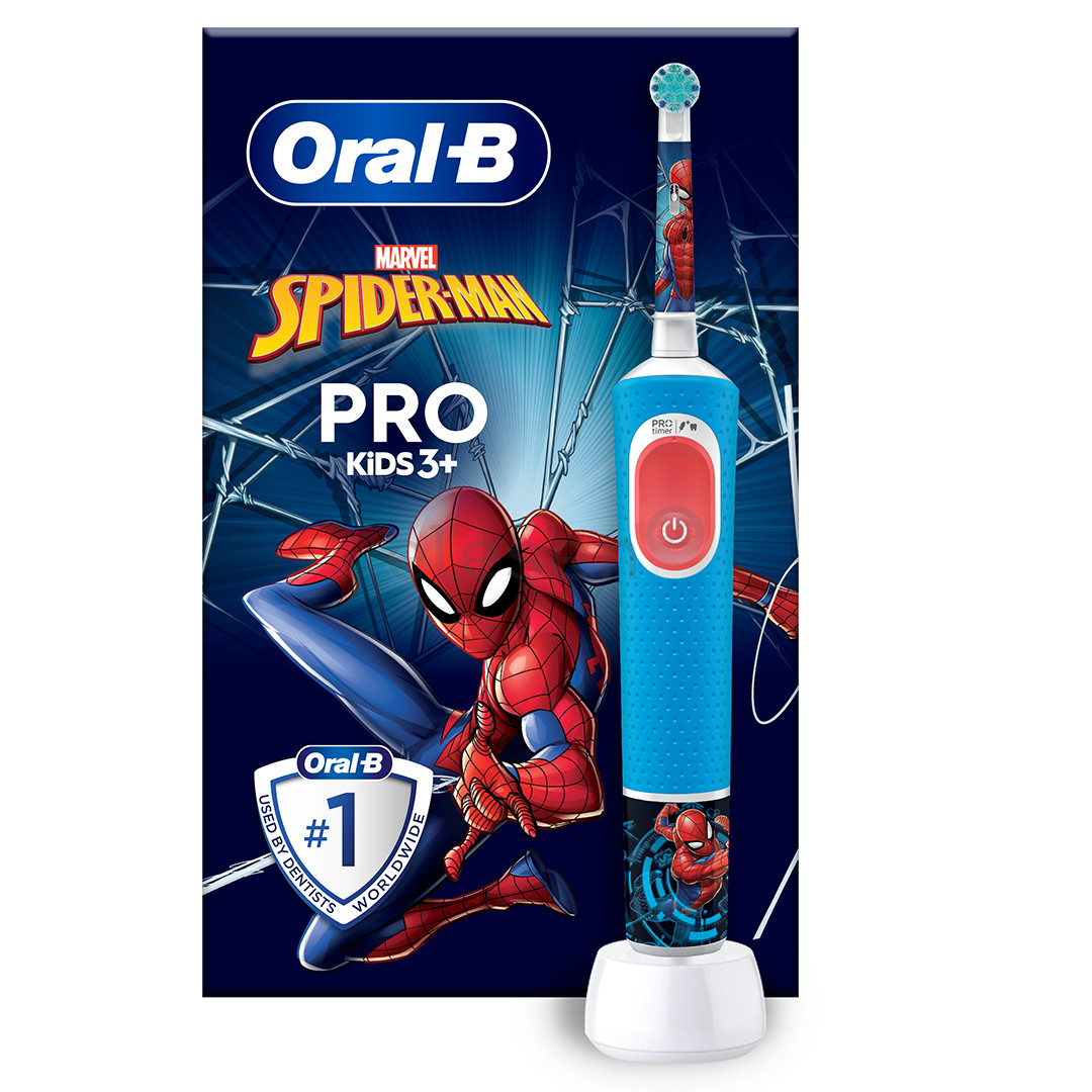 Braun Oral-B Vitality PRO Kids, Spiderman - Электрическая зубная щетка