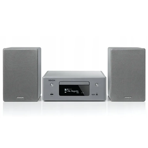 Denon CEOL N10 imtuvas, Denon N10 garso kolonėlės, pilkas - Muzikinis centras RCDN10GYE2+SCN10GYEM