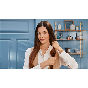 Philips 8000 Series SenseIQ, бежевый - Щипцы для выпрямления волос Товар - BHS838/00