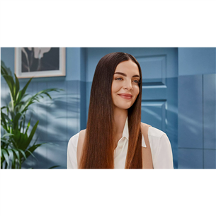 Philips 8000 Series SenseIQ, бежевый - Щипцы для выпрямления волос Товар - BHS838/00