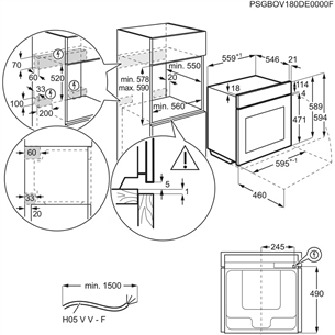 Orkaitė Electrolux Prekė - EOA9S31WZ