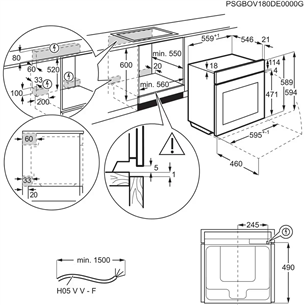 Orkaitė Electrolux Prekė - EOA9S31WZ