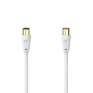 Hama Antenna Cable, 100 dB, gold-plated, 1,5 m, white - Laidas Prekė - 00305066 00305066