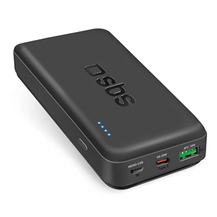 SBS Multi-port, 20 Вт, 20 000 мАч, черный - Внешний аккумулятор Товар - TTBB20000PD20K TTBB20000PD20K