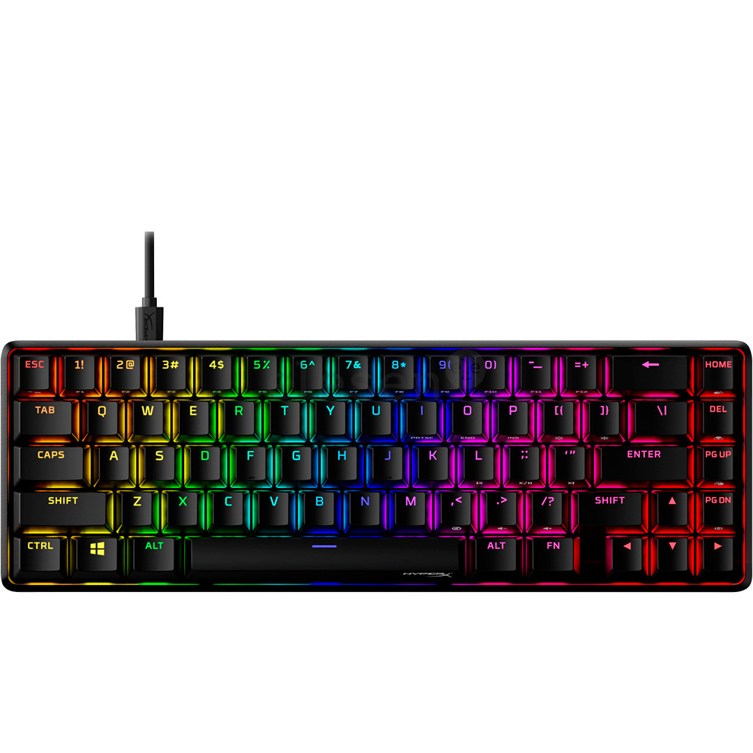 HyperX Alloy Origins 65, HyperX Red, Linear, SWE, черный - Механическая клавиатура