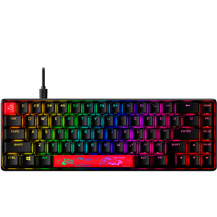 HyperX Alloy Origins 65, HyperX Red, Linear, SWE, black - Mechaninė klaviatūra Prekė - 4P5D6AN#UUW