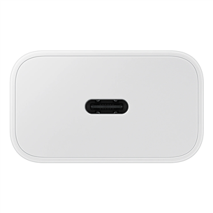 Samsung, USB-C, 25 W, white - Maitinimo adapteris ir USB-C laidas Prekė - EP-T2510XWEGEU