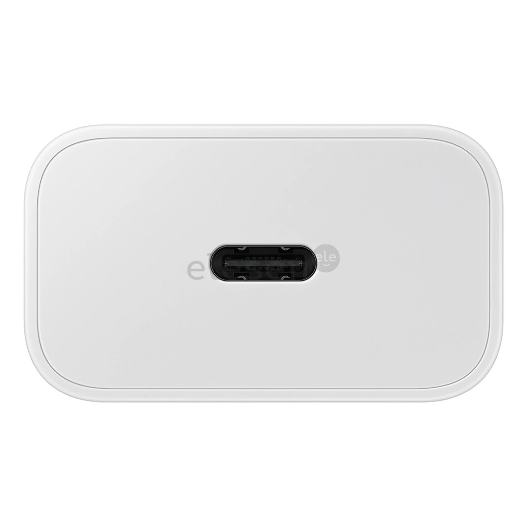 Samsung, USB-C, 25 W, baltas - Maitinimo adapteris ir USB-C laidas