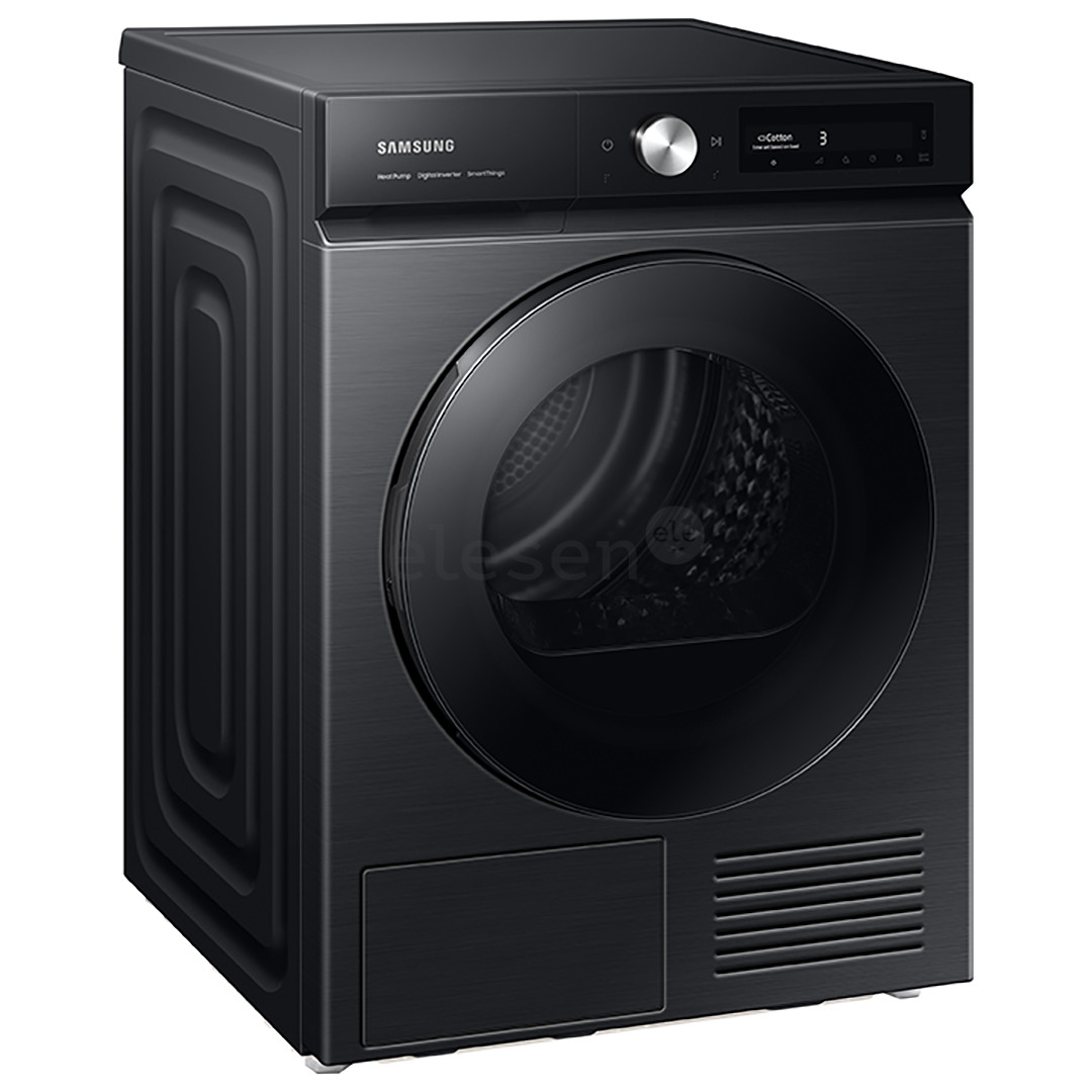 Samsung BeSpoke AI, 9 kg, depth 60 cm, black - Clothes Dryer