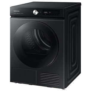 Samsung BeSpoke AI, 9 kg, gylis 60 cm, juoda - Džiovyklė Prekė - DV90BB7445GBS7