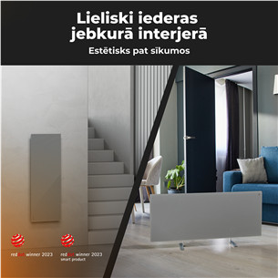 Aeno, 700+ W, pilkas - Šildytuvas