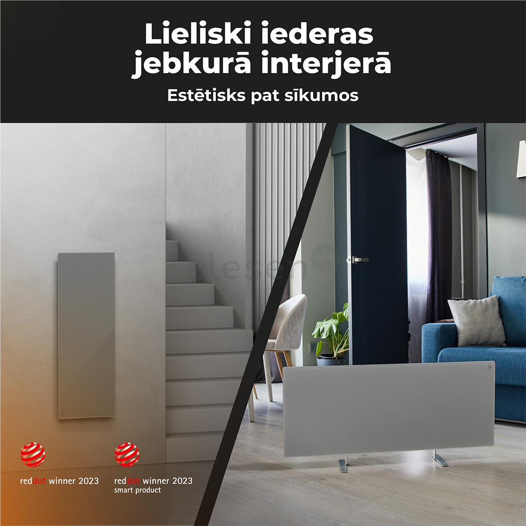 Aeno, 700+ W, pilkas - Šildytuvas