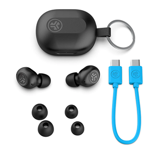 JLab JBuds Mini, black - Belaidės ausinės Prekė - IEUEBJBMINIRBLK124