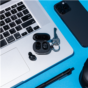 JLab JBuds Mini, black - Belaidės ausinės Prekė - IEUEBJBMINIRBLK124