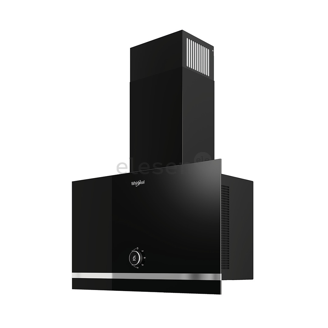 Whirlpool, 485 m³/h, width 60 cm, black - Cooker hood Item - WHVA62FLMK