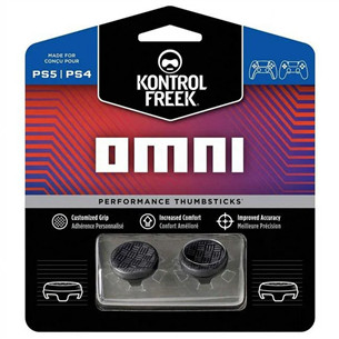 KontrolFreek Omni, PS4, PS5, 2 pcs, black - Thumbstick covers Item - BLA-8700-PS5 BLA-8700-PS5