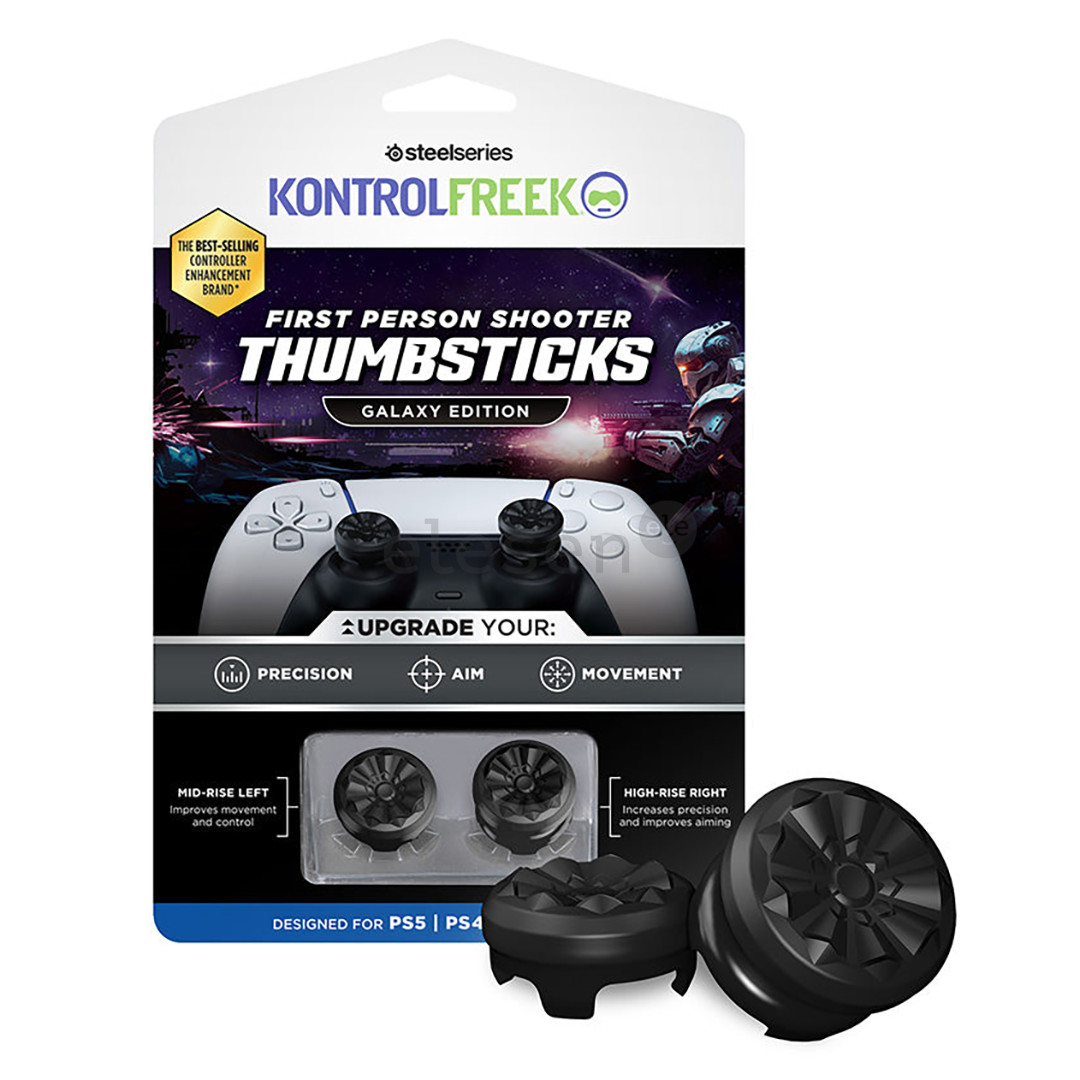 KontrolFreek Black Galaxy, PS4, PS5, 2 pcs - Thumbsticks cover