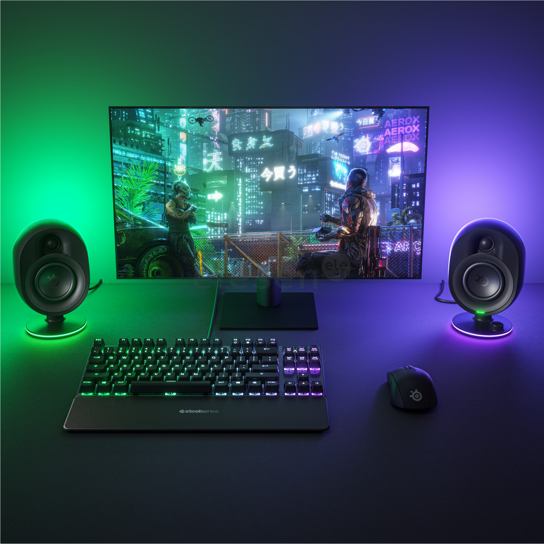 SteelSeries Arena 7, 2.1, black - Garso kolonėlės Prekė - 61543