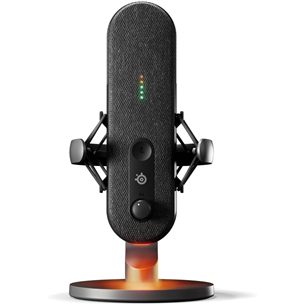 SteelSeries Alias, USB-C, black - Mikrofonas Prekė - 61601 61601