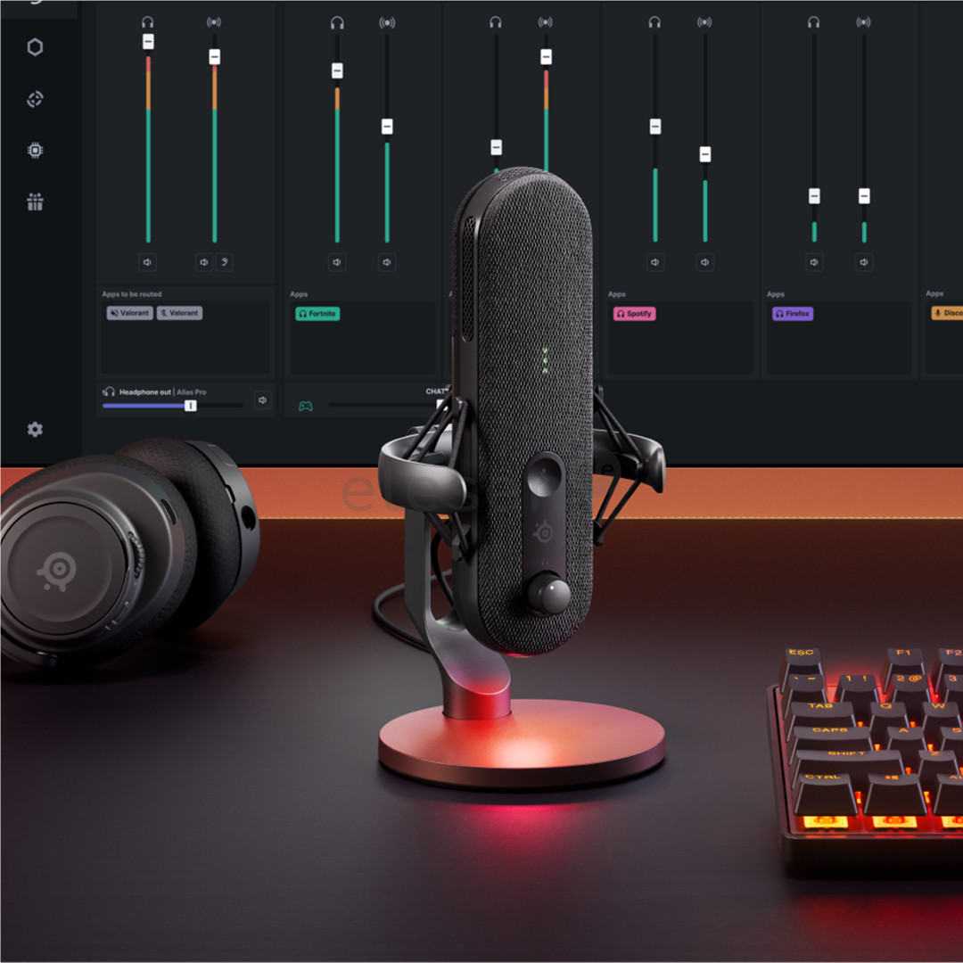 SteelSeries Alias, USB-C, black - Microphone Item - 61601