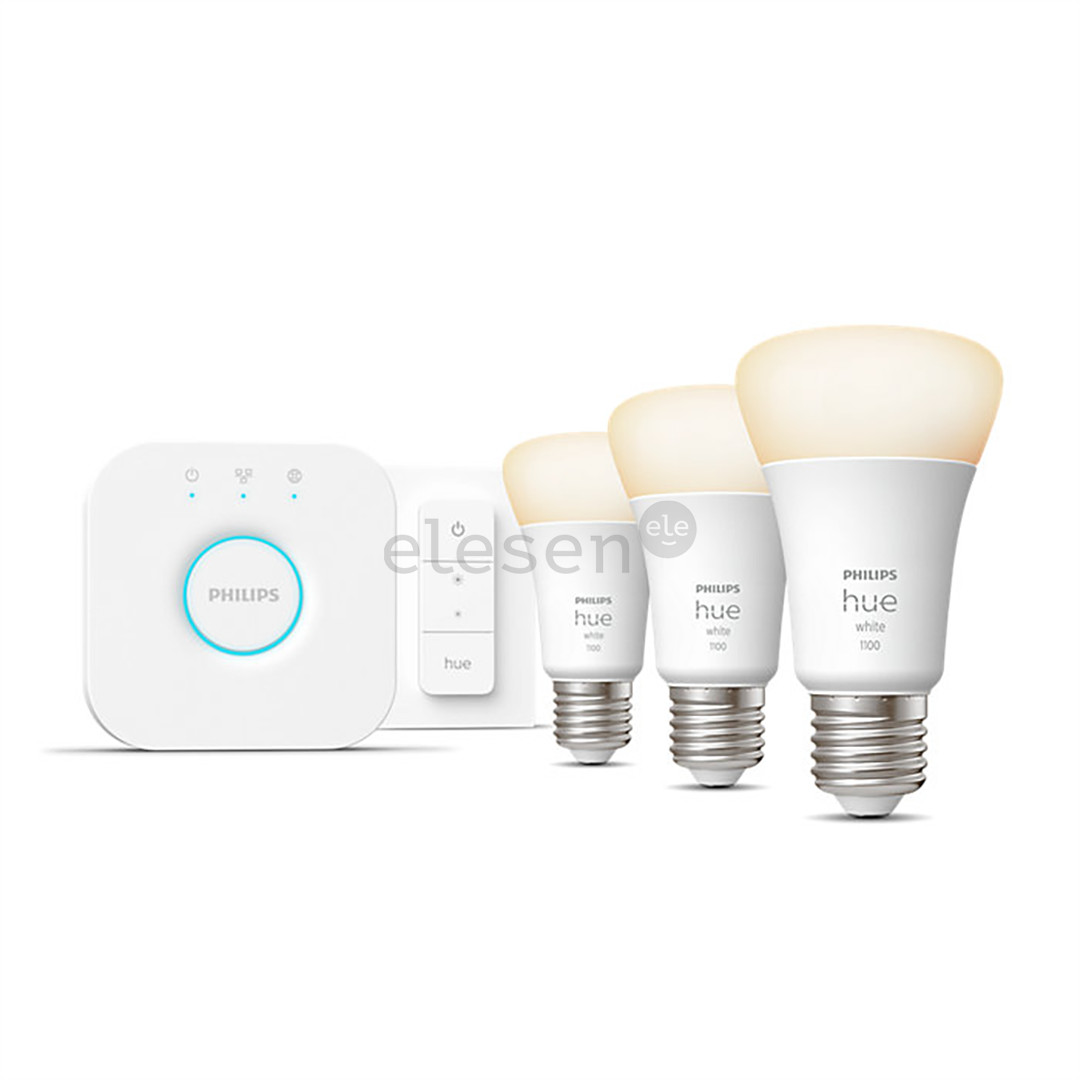 Philips Hue Starter Kit, Bridge, Dimmer, 3x E27, белый - Стартовый комплект умных ламп Товар - 929002469204