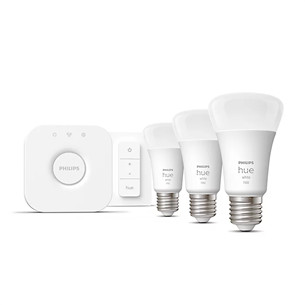 Philips Hue Starter Kit, Bridge, Dimmer, 3x E27, белый - Стартовый комплект умных ламп Товар - 929002469204