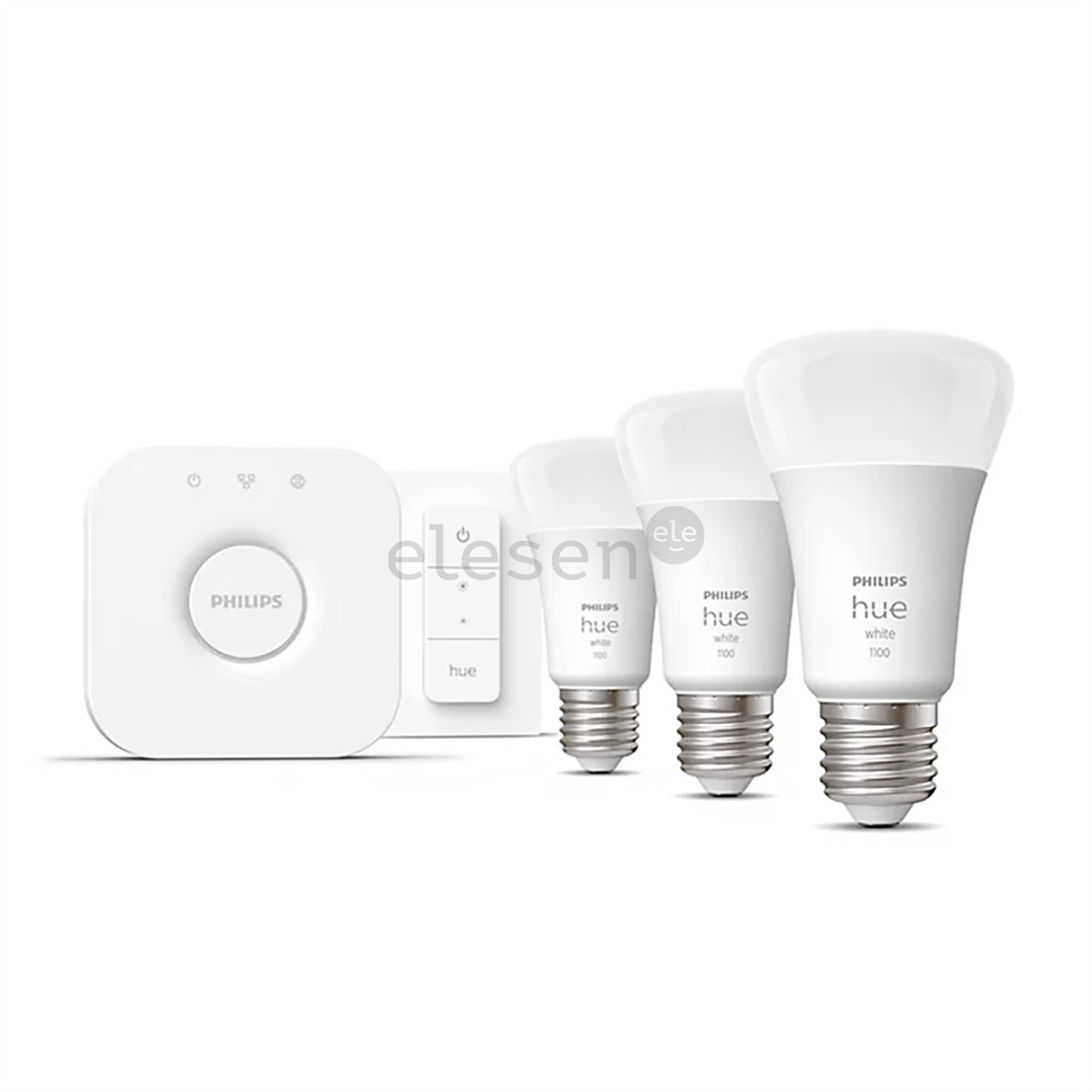 Philips Hue Starter Kit, Bridge, Dimmer, 3x E27, белый - Стартовый комплект умных ламп Товар - 929002469204