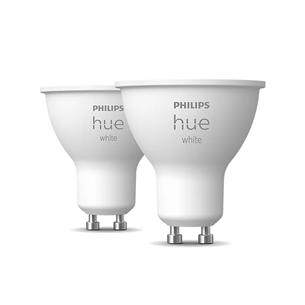 Philips Hue White, GU10, soft warm, 2 pcs - Smart light Item - 929001953508