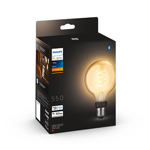 Philips Hue White, E27, soft warm, filament - Išmanioji lemputė Prekė - 929003051901