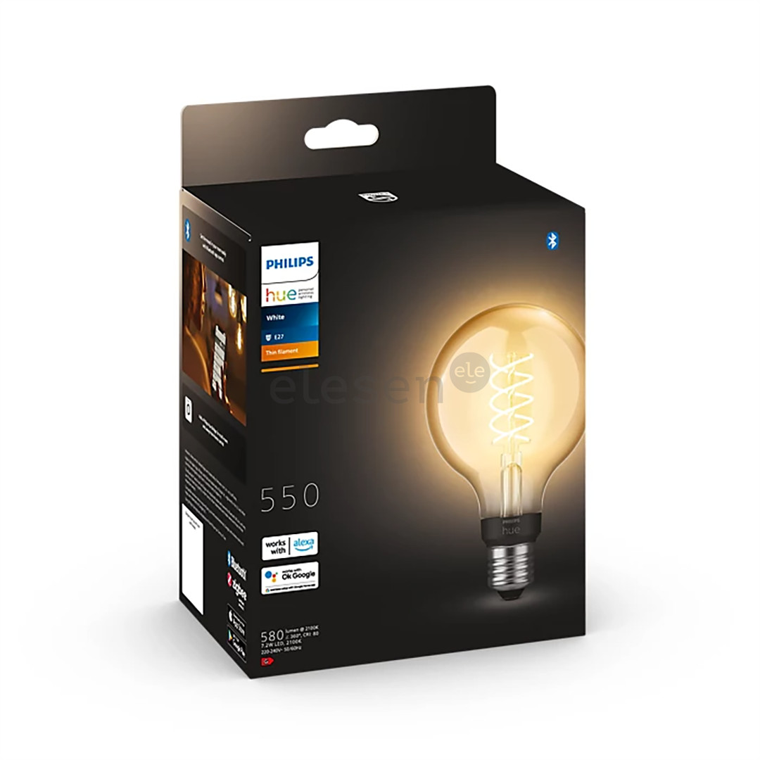 Philips Hue White, E27, soft warm, filament - Smart light Item - 929003051901