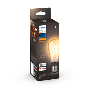Philips Hue White, E27, soft warm, filament - Išmanioji lemputė Prekė - 929003051701