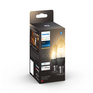 Philips Hue White, E14, soft warm, filament, 2 pcs - Smart light Item - 929002479502