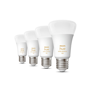 Philips Hue White Ambiance 800, E27, белый, 4 шт. - Умные лампы Товар - 929002489804