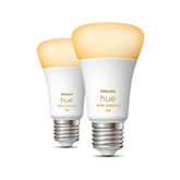 Philips Hue White Ambiance 1100, E27, white, 2 vnt. - Išmanioji lemputė Prekė - 929002468404