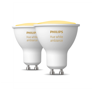 Philips Hue White Ambiance, GU10, white, 2 pcs - Smart light Item - 929001953310