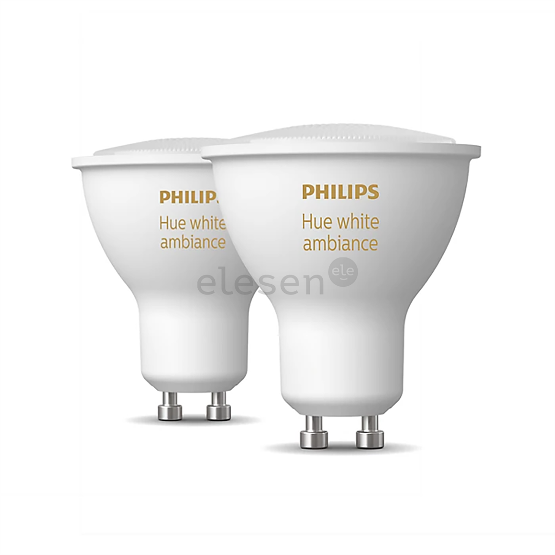 Philips Hue White Ambiance, GU10, white, 2 pcs - Smart light Item - 929001953310