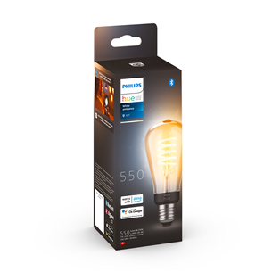 Philips Hue White Ambiance, E27, filament, white - Išmanioji lemputė Prekė - 929002477701