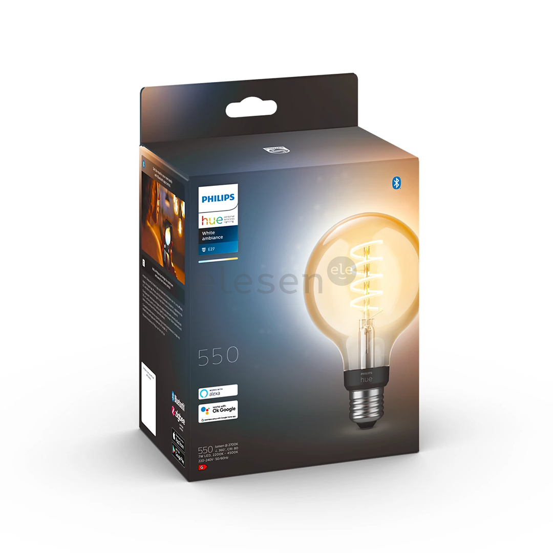 Philips Hue White Ambiance, E27, filament, white - Smart light Item - 929002477801