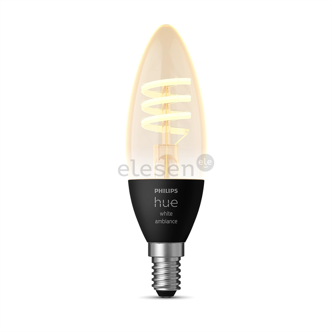 Philips Hue White Ambiance, E14, kaitrinė, balta - Išmanioji lemputė