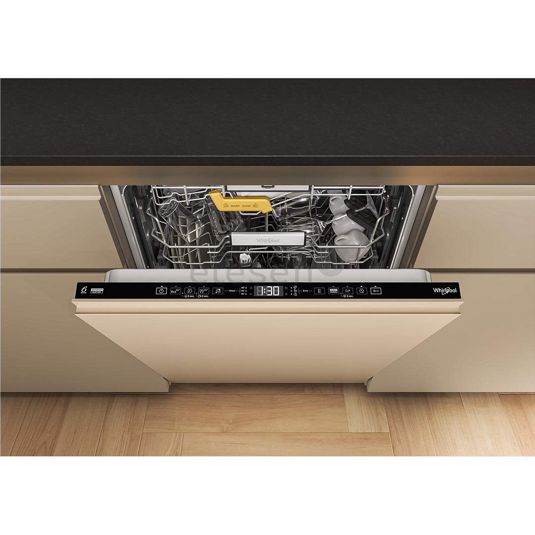 Whirlpool, 14 place settings, width 60 cm - Built-in dishwasher