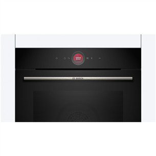 Bosch, Series 8, pirolizė, 71 L, juoda - Orkaitė Prekė - HBG7742B1S