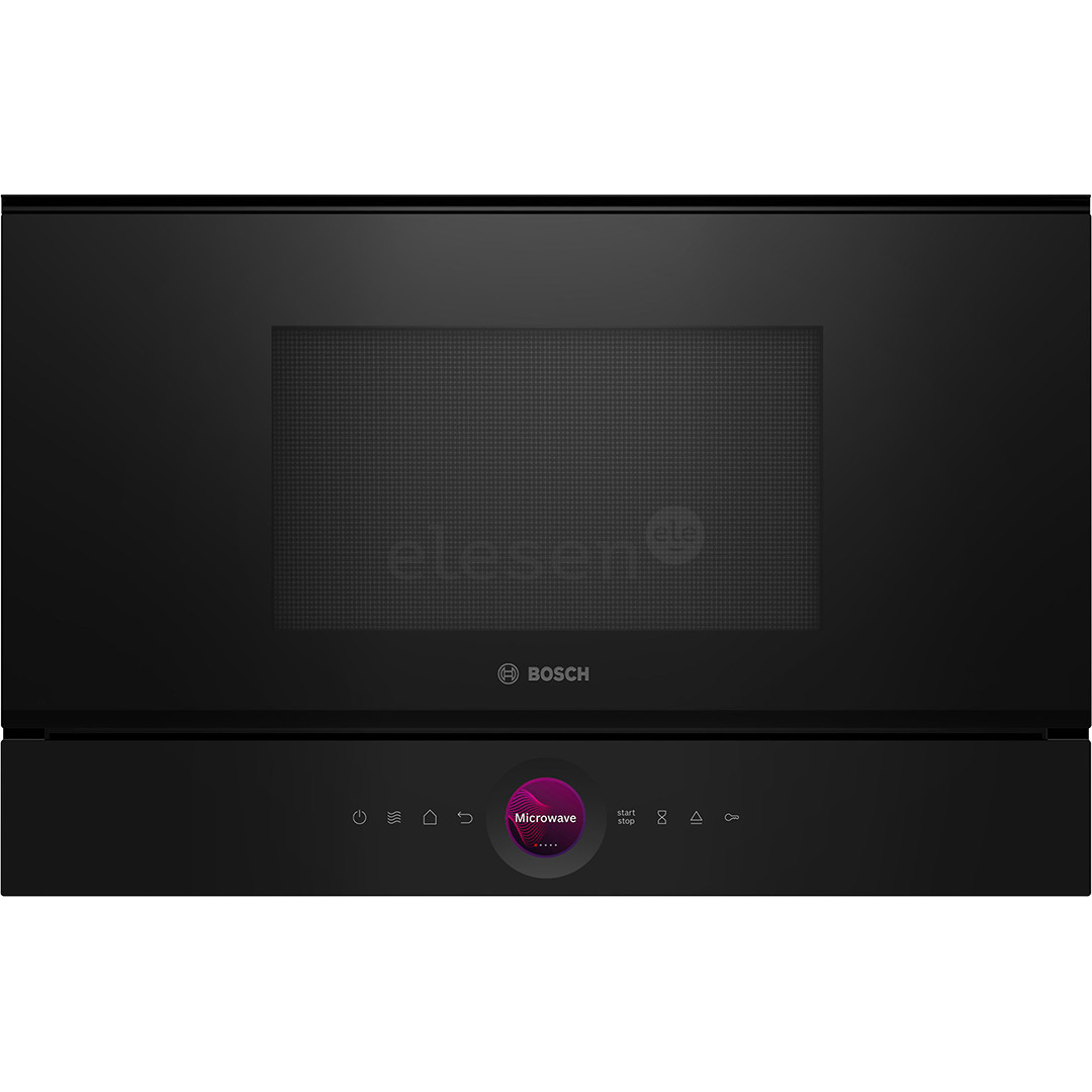 Bosch, Series 8, black - Built-in microwave oven