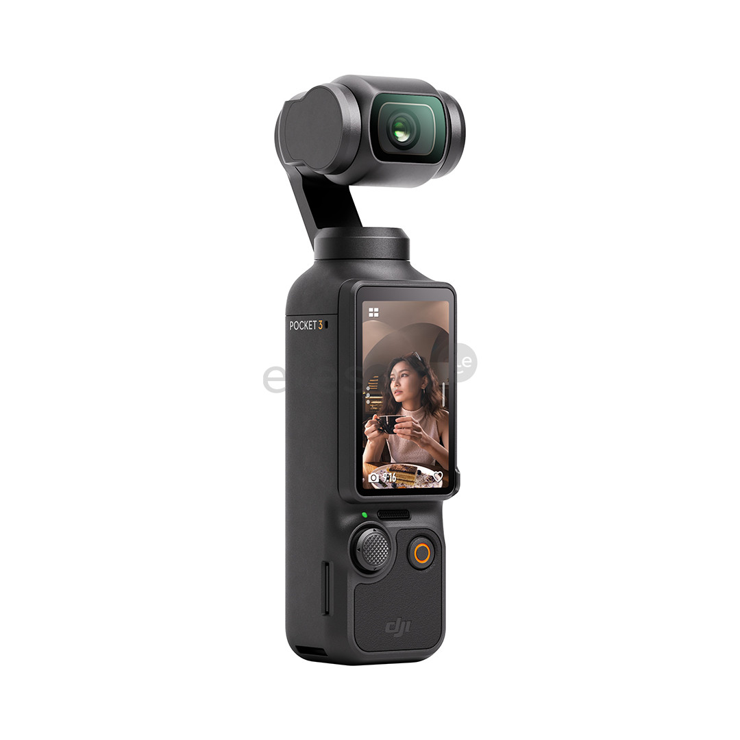 DJI Osmo Pocket 3 Creator Combo, gimbal, juoda - Kamera