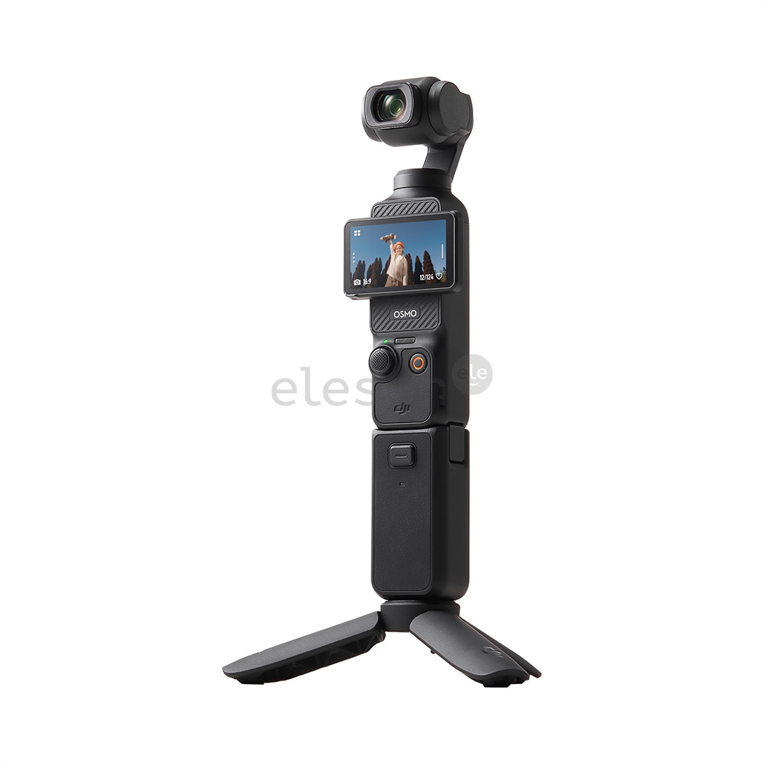 DJI Osmo Pocket 3 Creator Combo, gimbal, juoda - Kamera