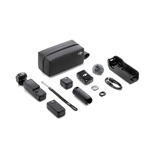 DJI Osmo Pocket 3 Creator Combo, gimbal, juoda - Kamera