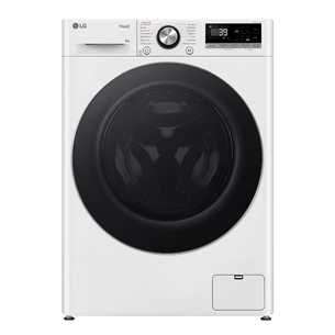 LG, TurboWash, 8 kg, gylis 47,5 cm, 1200 rpm - Skalbimo mašina Prekė - F2WR708S3W.ABWQPMR F2WR708S3W.ABWQPMR