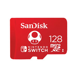SanDisk microSDXC card for Nintendo Switch, 128 GB - Atminties kortelė Prekė - SDSQXAO-128G-GNCZN SDSQXAO-128G-GNCZN