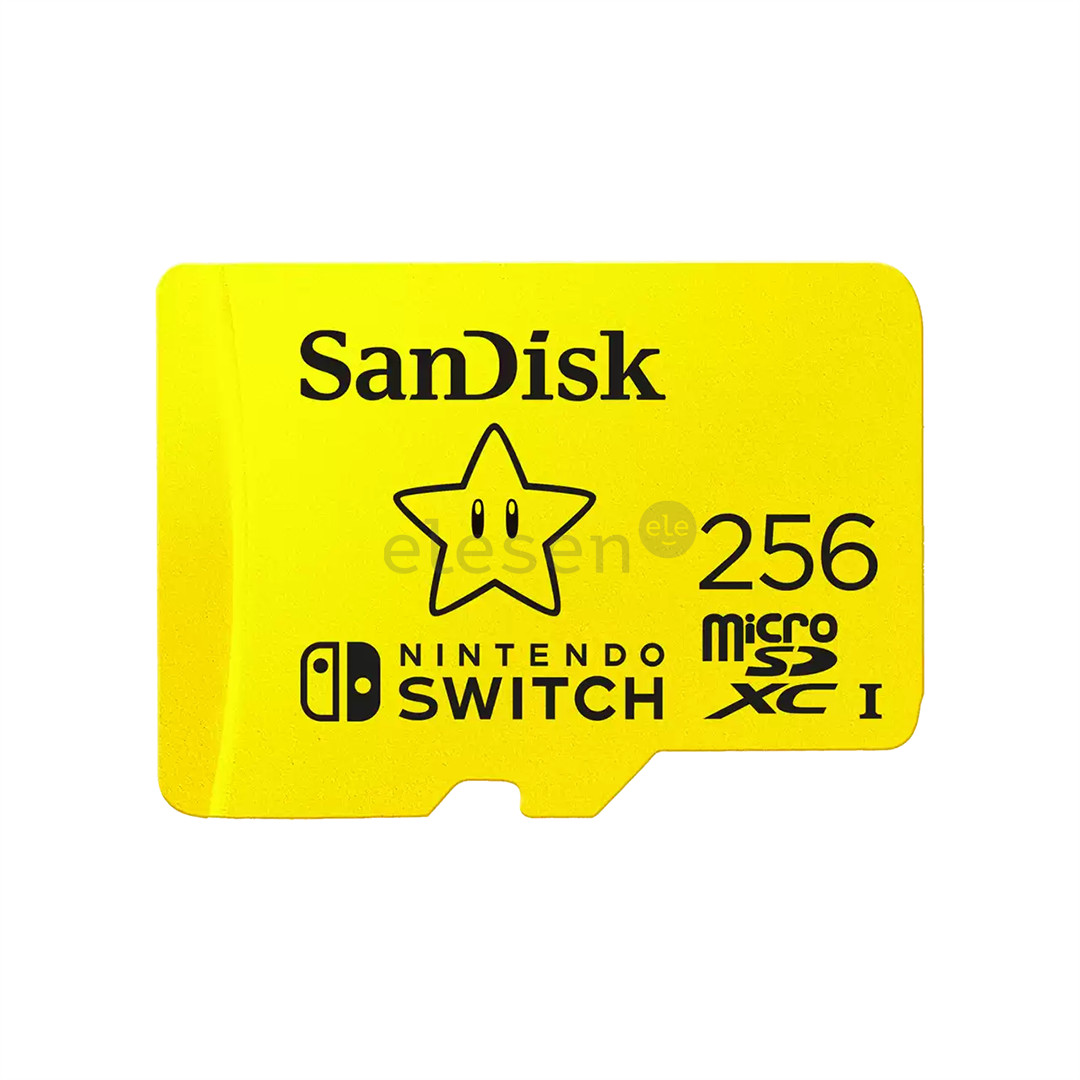 SanDisk microSDXC card for Nintendo Switch, 256 GB - Atminties kortelė Prekė - SDSQXAO-256G-GNCZN