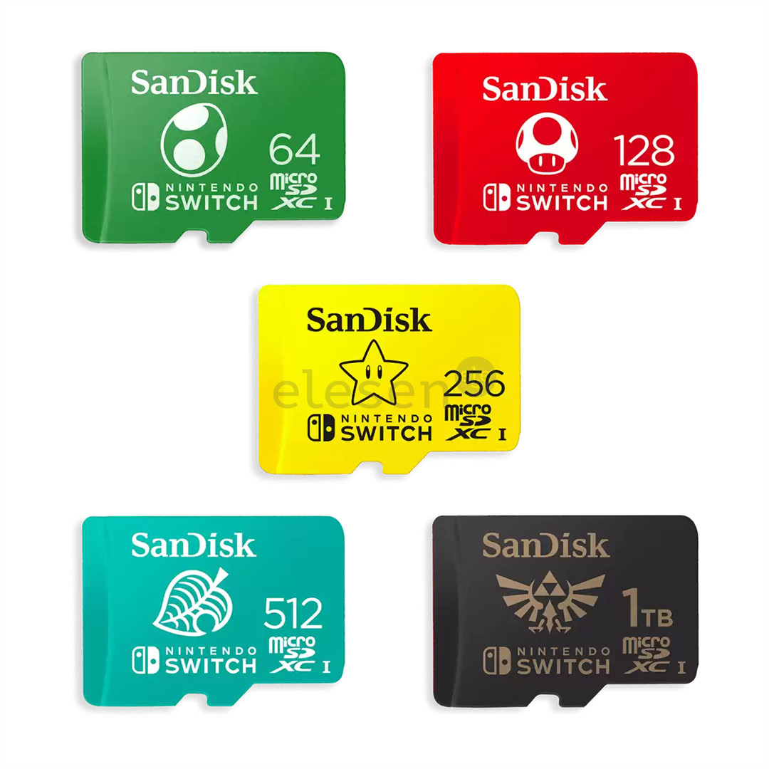 SanDisk microSDXC card for Nintendo Switch, 256 GB - Atminties kortelė Prekė - SDSQXAO-256G-GNCZN